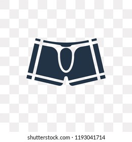 Boxer vector icon isolated on transparent background, Boxer transparency concept can be used web and mobile