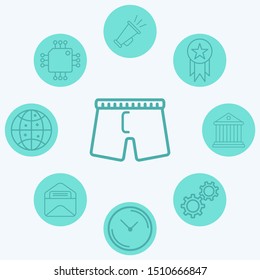 Boxer vector icon sign symbol