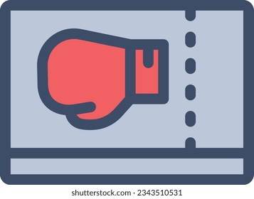 ilustración vectorial de boxer en un fondo transparente.Símbolos de calidad premium.Icono vectorial de trazo para concepto y diseño gráfico. 

