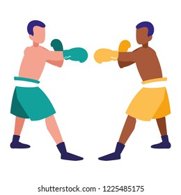 boxers fighting avatars characters