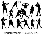 Boxers silhouettes