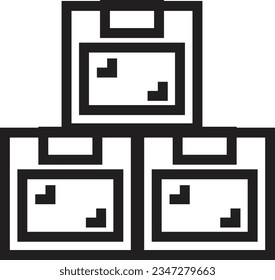 Boxes Buy Order Outline Icon