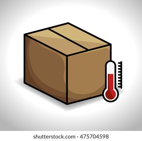 boxes carton packing delivery service vector illustration design