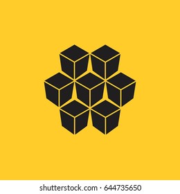 boxes design symbol vector