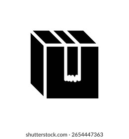 Cajas icono logotipo conjunto de signos Vector de contorno