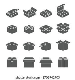 Boxes Icon Set /  Packaging Icon Set 2