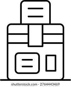 Boxes Icon Vector Element line icon design vector icons
