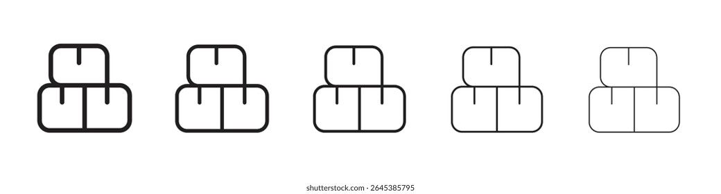 Kästchen, Symbol, Vektorgrafik einzeln