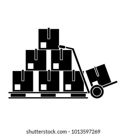Boxes on pallet