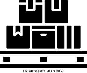 Cajas en palet: envío y logística Icon