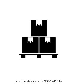 Boxes, parcels icon in Supply chain set