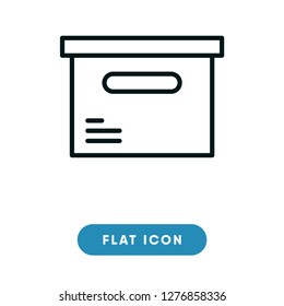 Boxes vector icon