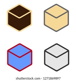boxes vector isolated