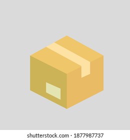 The box.Flat design.Illustration. vector eps10	