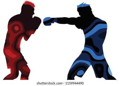 boxing Abstract illustration
vector,banner background,sport set 