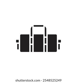 Boxing Bag Filled Icon Vector Illustration