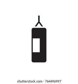 boxing bag icon illustration isolated vector sign symbol