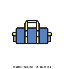 Ilustração do vetor do ícone do saco de boxe