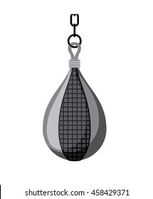boxing bag isolated icon design, vector illustration  graphic 