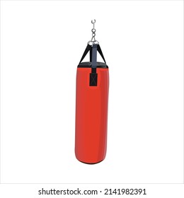 boxing bag Sports Property tool flat design graphic 2d HD