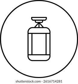 Boxing Bag vector icon. Can be used for printing, mobile and web applications.