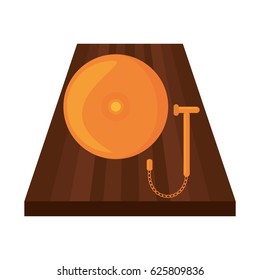 Boxing Bell Isolated Icon