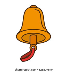 boxing bell isolated icon