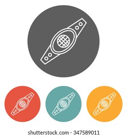 boxing belt icon
