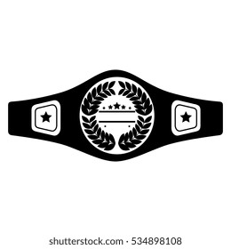 Boxing Belt Isolated Icon