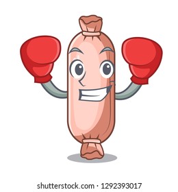 Boxing bolster on the funny cartoon shape