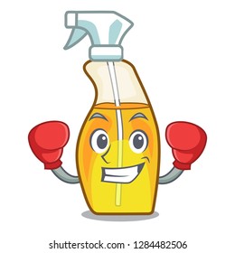 Boxing bottle spray in the character form