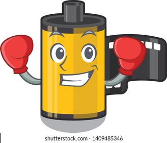 Boxing camera roll character.