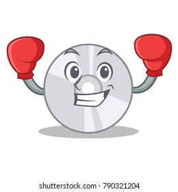 Boxing CD character cartoon style