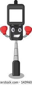 Boxing cell phone holder in cartoon shape