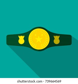 Boxing championship belt.