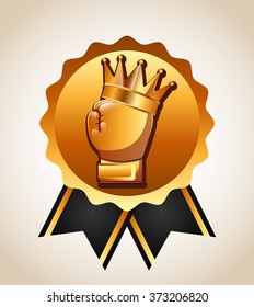 boxing championship design, vector illustration eps10 graphic 