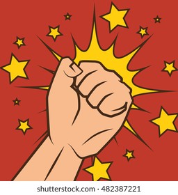 boxing championship punch isolated