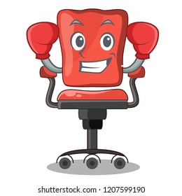 Boxing character office desk chair in indoor