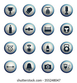 Boxing chrome icons for web