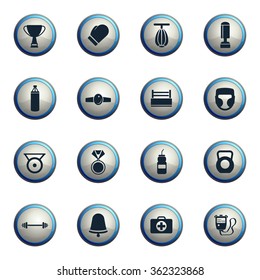 Boxing chrome icons for web