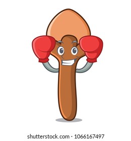 Boxing Cloves Character Cartoon Style