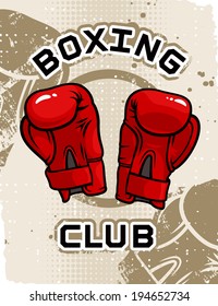 Boxing Club poster template