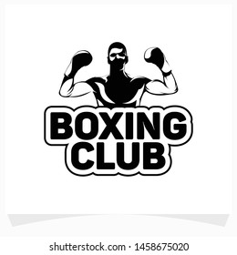 Boxing Club Sport Logo Design Template