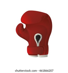 Boxing concept represented by Glove icon. Isolated and flat illustration