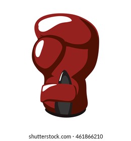 Boxing concept represented by Glove icon. Isolated and flat illustration