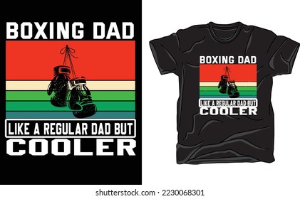 boxing dad like a regular dad but cooler