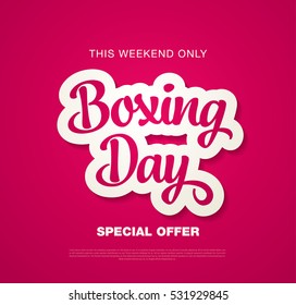 Boxing Day banner