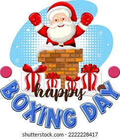 Boxing Day Banner Design illustration