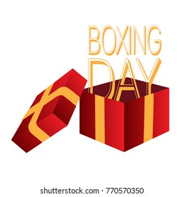 Boxing Day Graphic Design Text Vector Stock Vector (Royalty Free ...