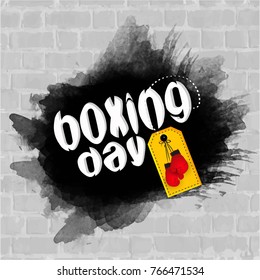 Boxing Day (Boxing Day is a holiday celebrated the day after Christmas Day)